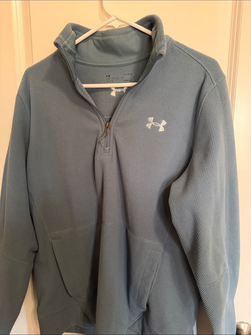 Under Armour Men’s Sky Blue Half-Zip Pullover Sweater